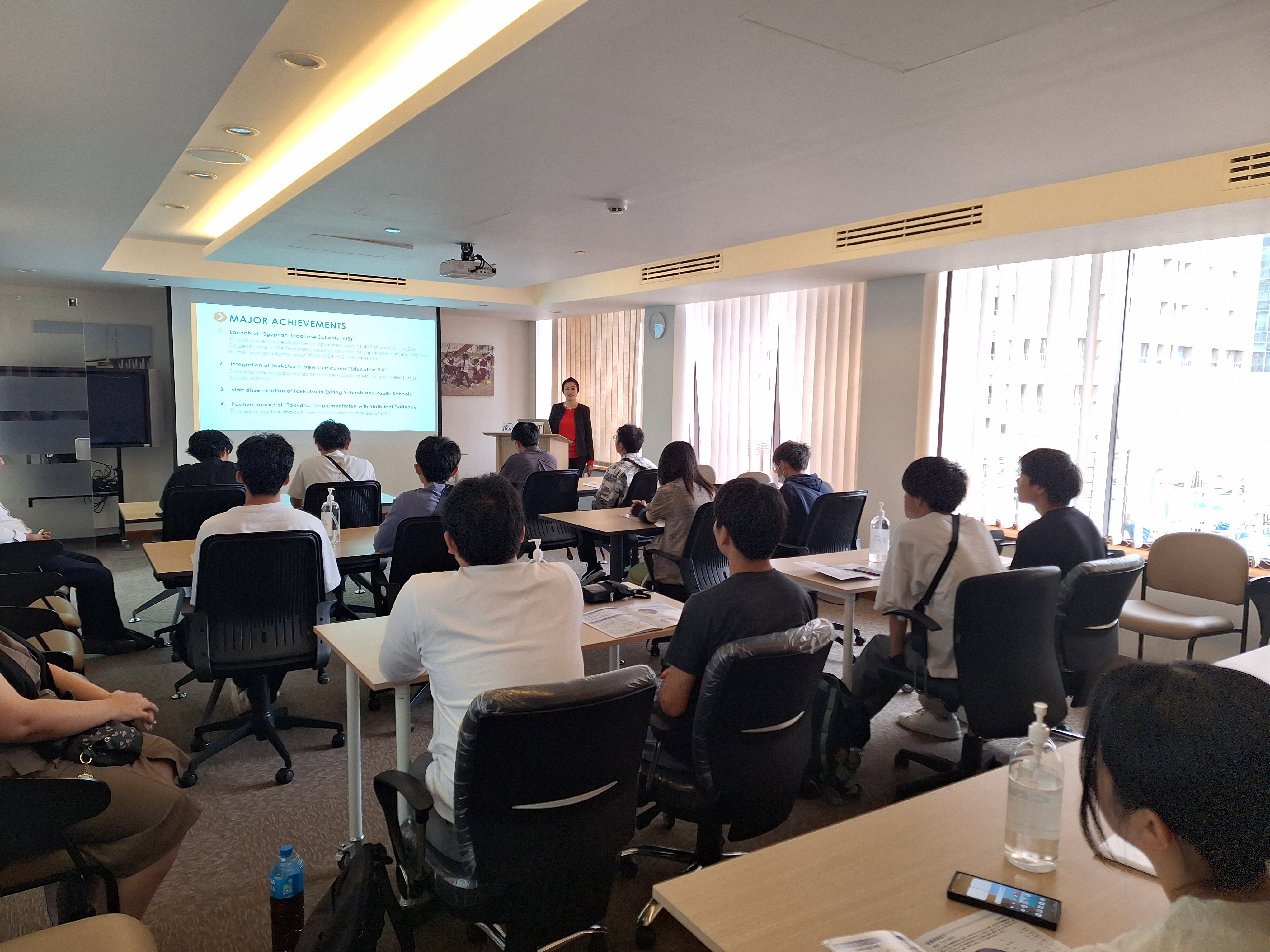 Briefing Sessions at JICA Egypt Office