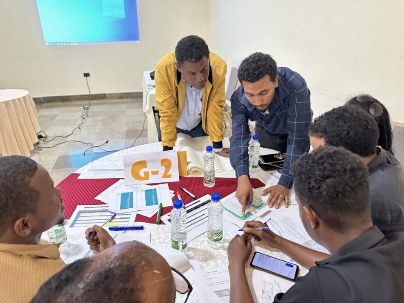 Group discussion during Practical Training  (PT) 3 in Bahir Dar