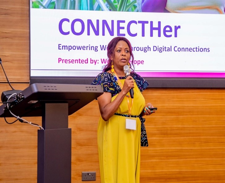 A contestant from the Business Idea Contest.