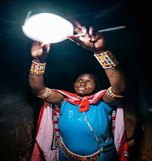 Panasonic solar Lantern lighting up the future of women.