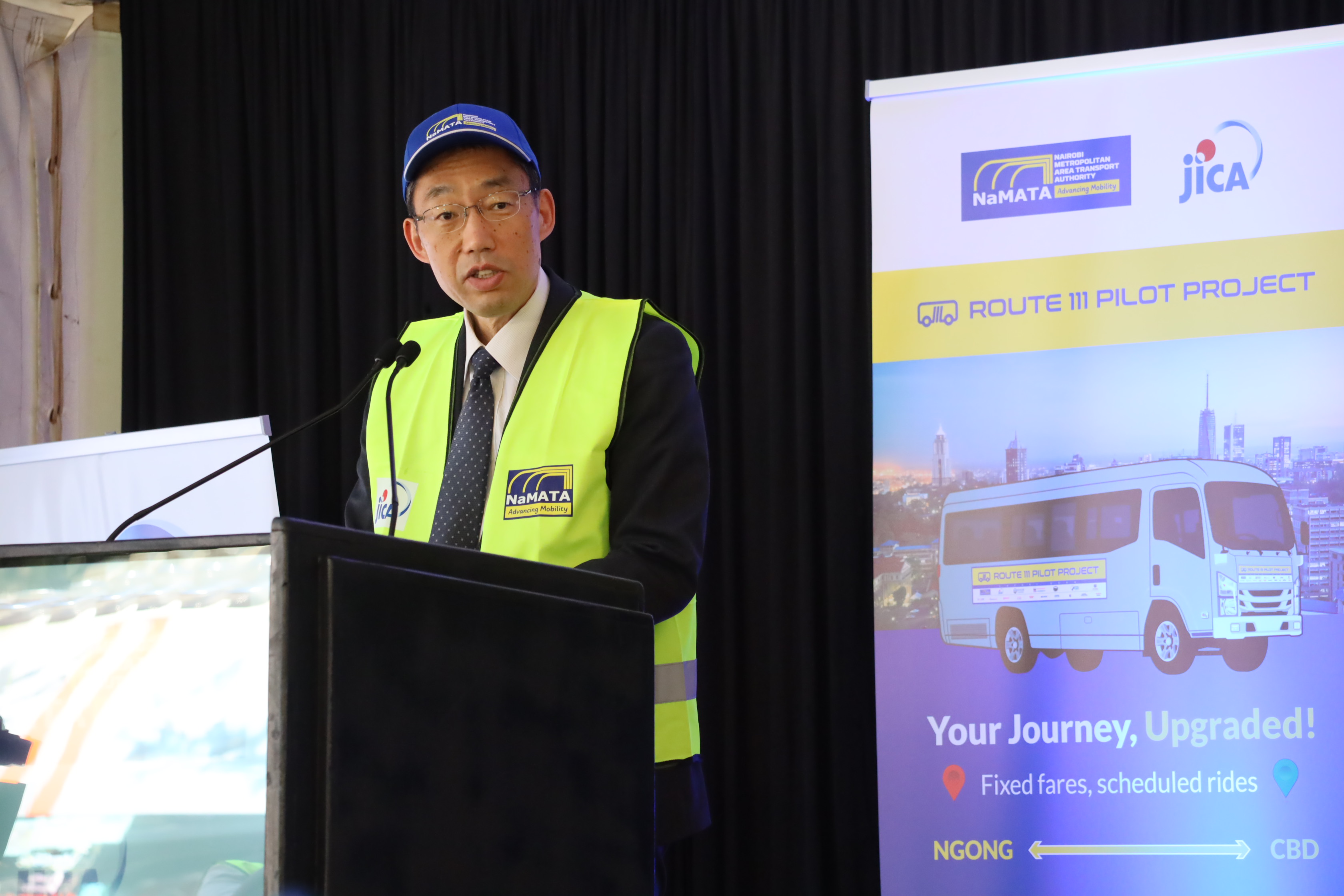 JICA Kenya Office, Chief Representative Mr. SHINKAWA Makoto. 