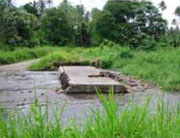 Collapsed Culvert at Warakapis