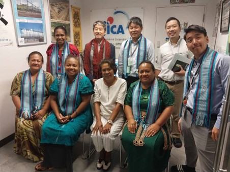 Fig 1: Participants with JICA PNG Office Chief Representative