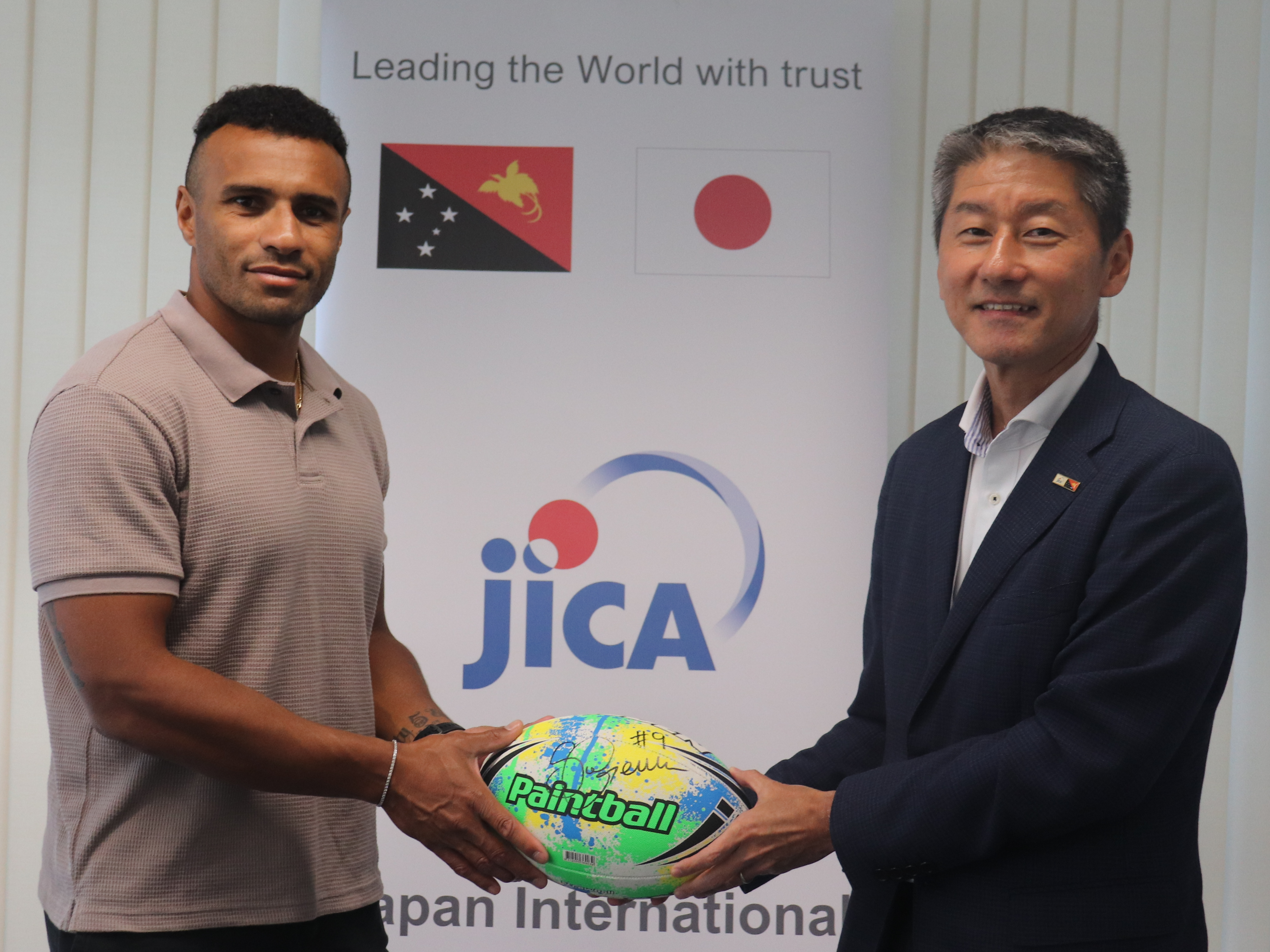 Mr. Will Genia and Mr. MATSUOKA Hideaki