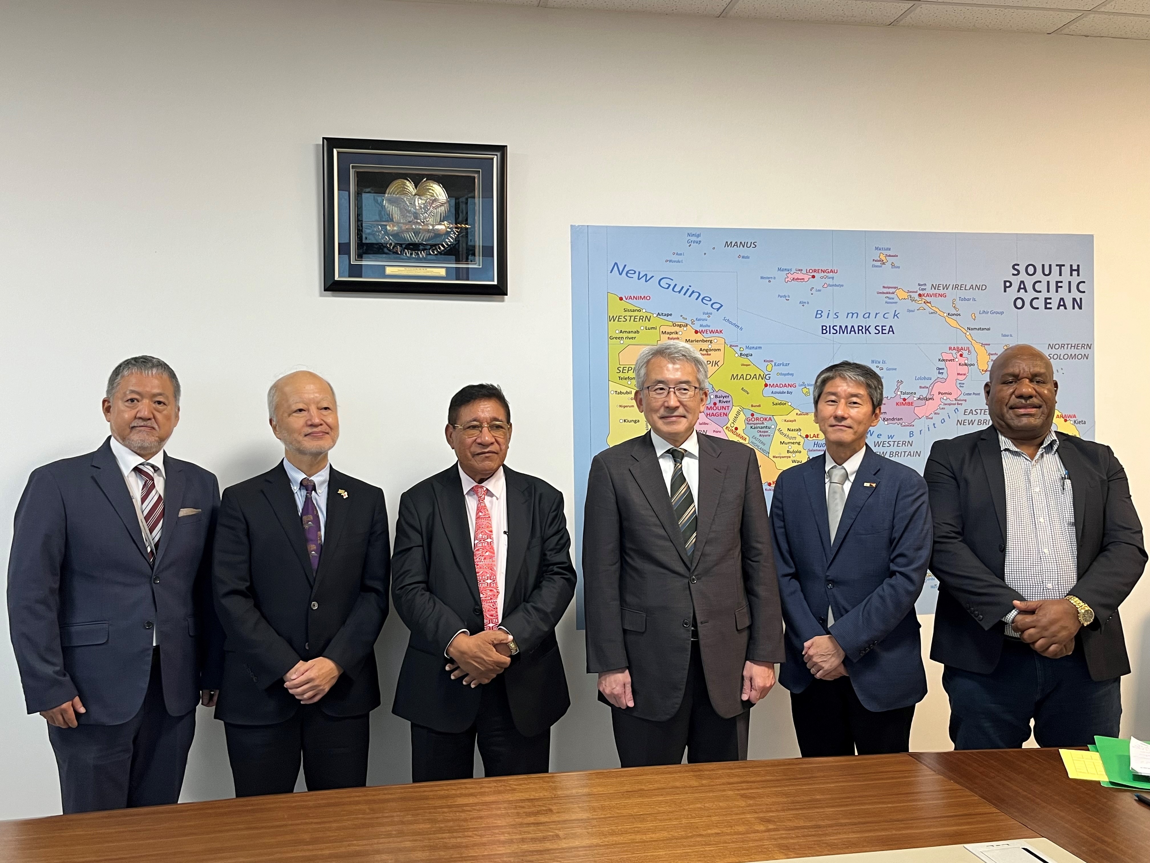 Courtesy Visit to Minister for National Planning ｜ Where We Work JICA