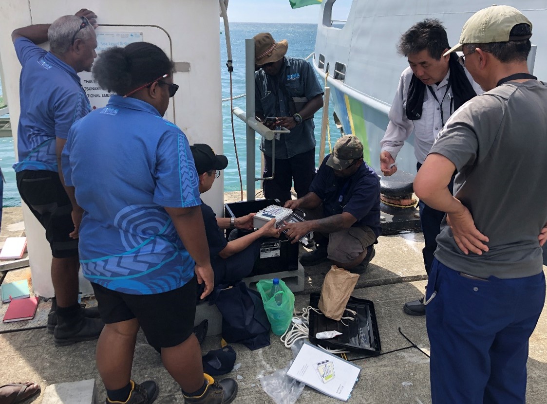 Figure 6. Tidal Observation at Honiara Tidal station