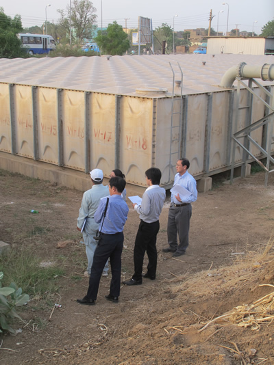 Discussing a new water system for Kassala