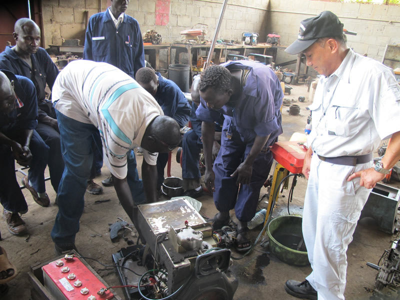 A new generation of auto mechanics for Juba