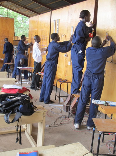 New electricians being trained in Juba