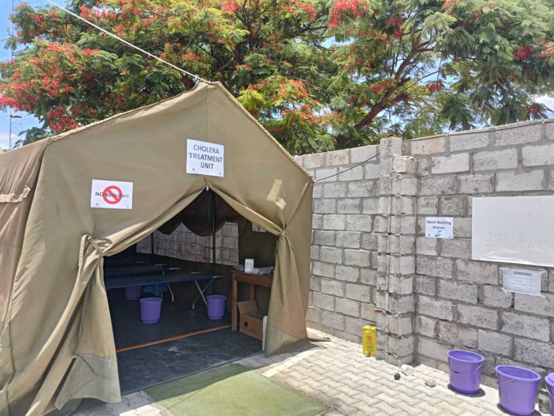 Cholera Treatment Centre at Chilenje first level hospital