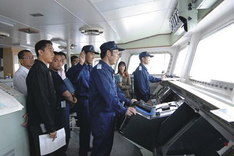 En patrouille avec les garde-côtes japonais