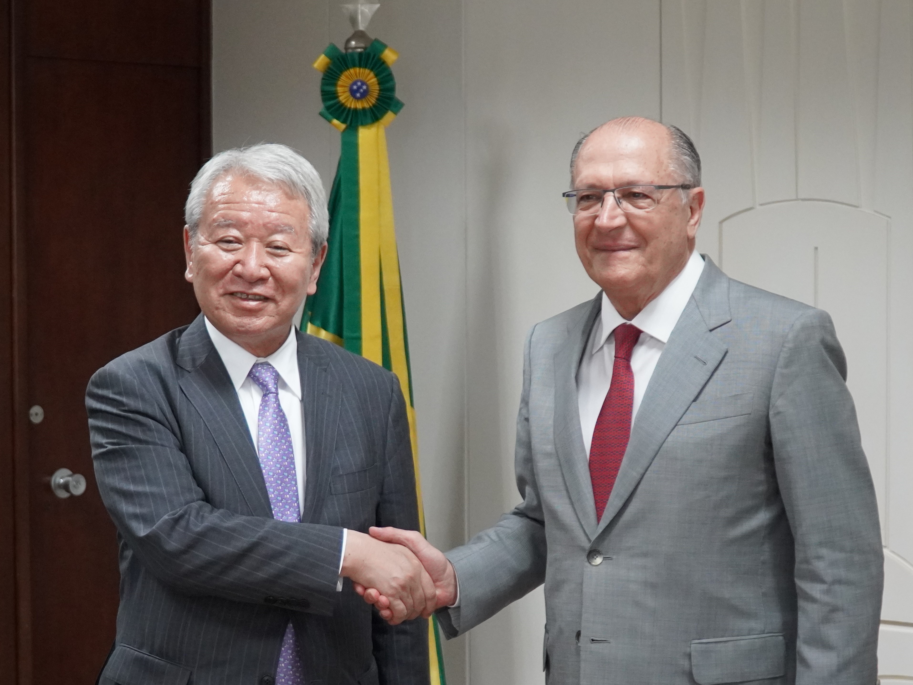 Avec le vice-président Alckmin