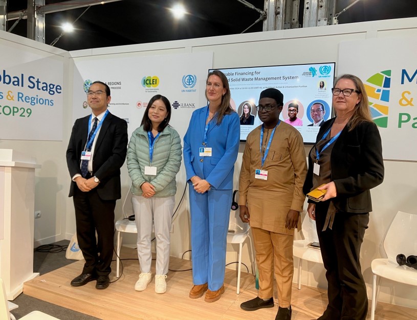 【Événement parallèle à la COP29】Un financement durable pour une mise en œuvre adéquate de la gestion durable des déchets