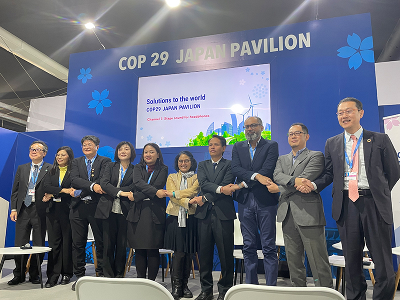 【Événement parallèle à la COP29】Neutralité carbone et CDN - Élaboration et mise en œuvre de politiques climatiques fondées sur la science en Asie