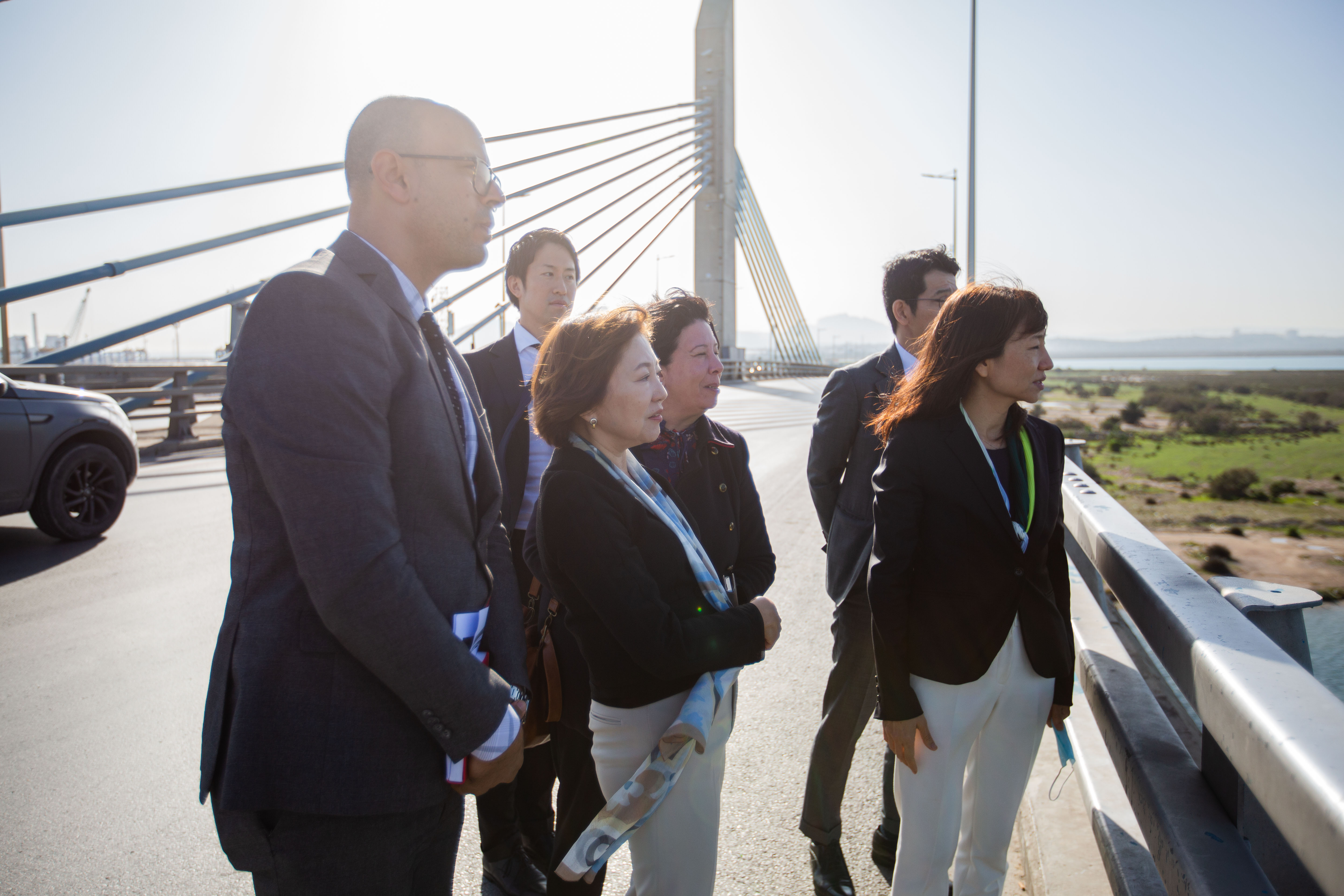 Visite au pont Radès-La Goulette