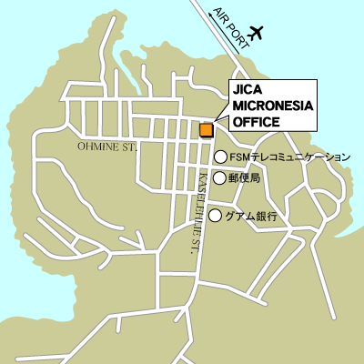 ミクロネシア支所地図