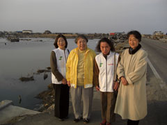 2016年4月1日、仙台市にて。東日本大震災からの復興に向けて女性の意見を取り入れ、より生きやすい社会を目指す