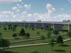 新シッタン橋（完成後のイメージ）