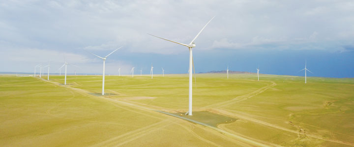 ツェツィー風力発電所。
