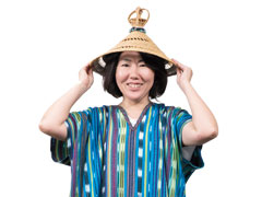ほっかいどう地球ひろば　地球案内人の松原有希さん。
