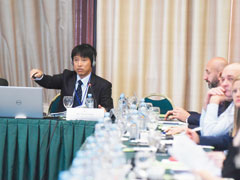 専門家として北マケドニアで活動する稲田さん。