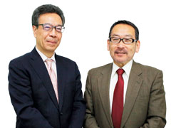 宮尾　篤さん（写真左）、土谷雅幸さん（写真右）