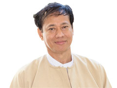 アウン・ミャット・ソーさん「かつてのミャンマーは教師中心の教育でしたが、JICAの協力を通じて今は子ども中心の教育に変わってきています。教師は子どもたちの学びの環境を整える役割を担います。」