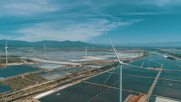 Onshore wind power generation project in Ninh Thuan Province, Vietnam
