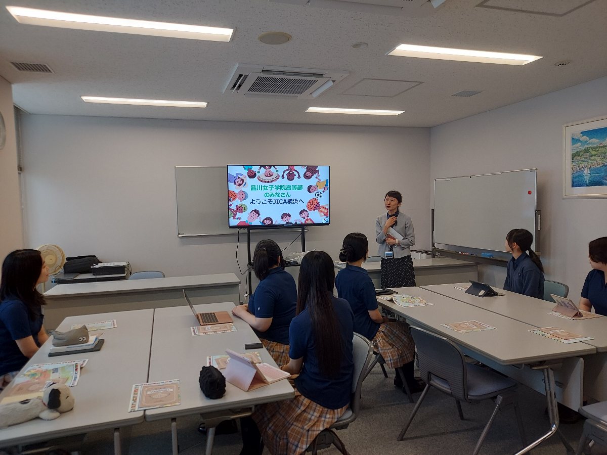 SDGs QUEST みらい甲子園東京都大会JICA賞受賞チームのJICA横浜センター訪問