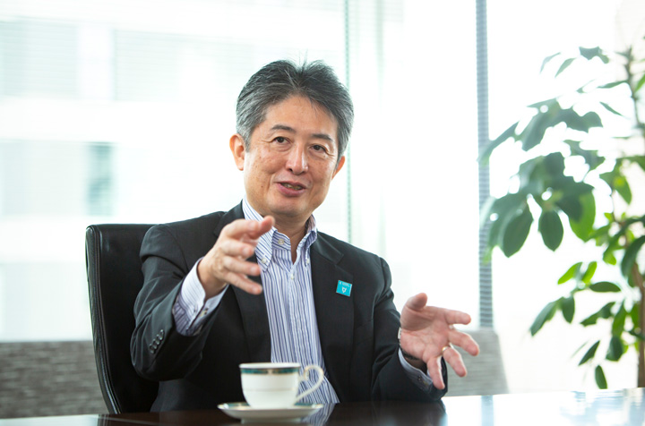 対談中の沖大幹教授