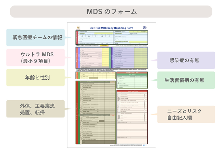 MDSのフォーム