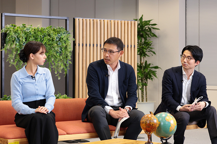 JICA田口晋平課長と伊藤綱貴さん