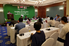 Various stakeholders join the seminar in Cambodia