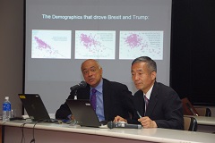 Rohinton P. Medhora, president of CIGI(left) 