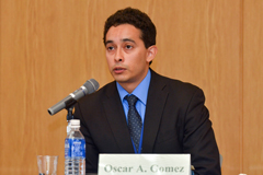 Oscar A. Gomez, Research Fellow at JICA-RI, gave his views