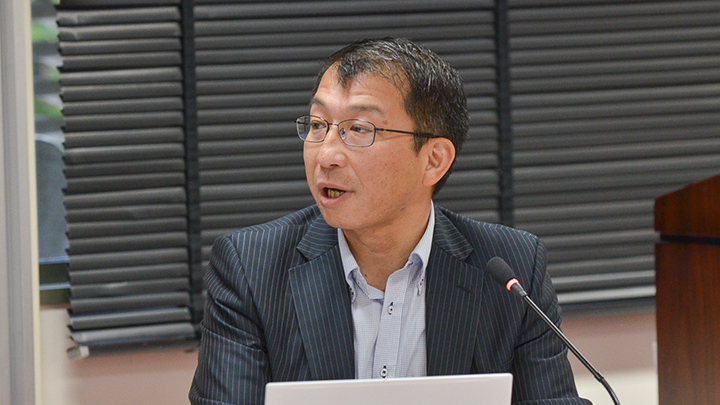 モデレーターを務めたJICA中国センター市民参加協力課の澁谷和朗課長