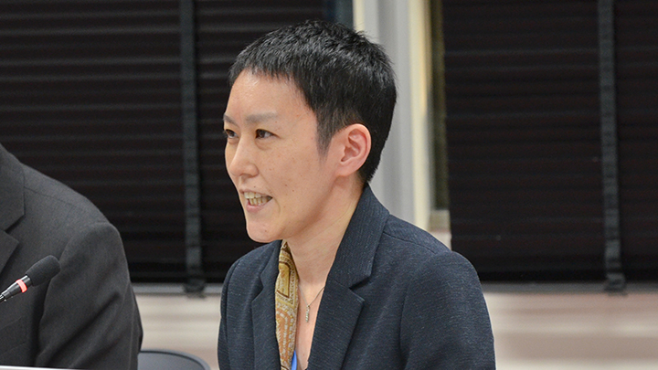 モデレーターを務めたJICA地球環境部環境管理・気候変動対策グループの木村友美課長