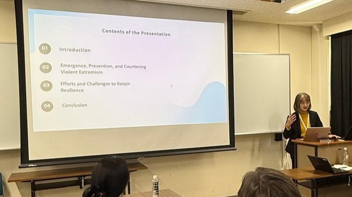 写真：JICA緒方研究所の武藤亜子専任研究員