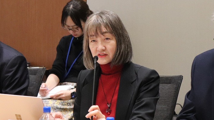 写真：JICA緒方研究所の武藤亜子専任研究員