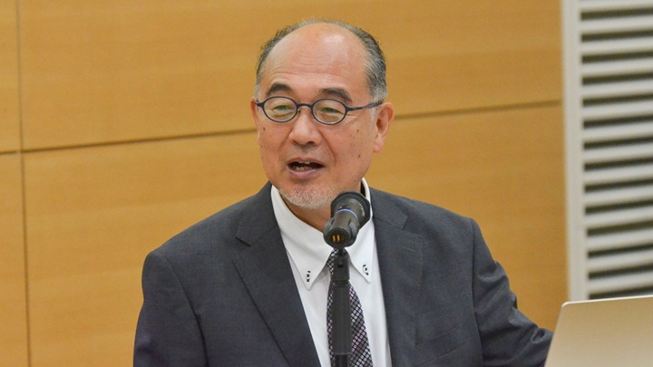 写真：JICA緒方研究所の峯陽一研究所長