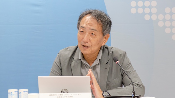 写真：モデレーターを務めた前JICA国際協力専門員の三次啓都氏