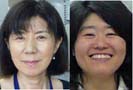 【写真】林田眞美子（はやしだ　まみこ）先生（写真左）、自見政子（じみ　まさこ）先生
