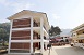 Newly constructed building structures of Path Pradarshak Secondary School in Badikhel, Lalitpur. Built under Emergency School Reconstruction Project of JICA.