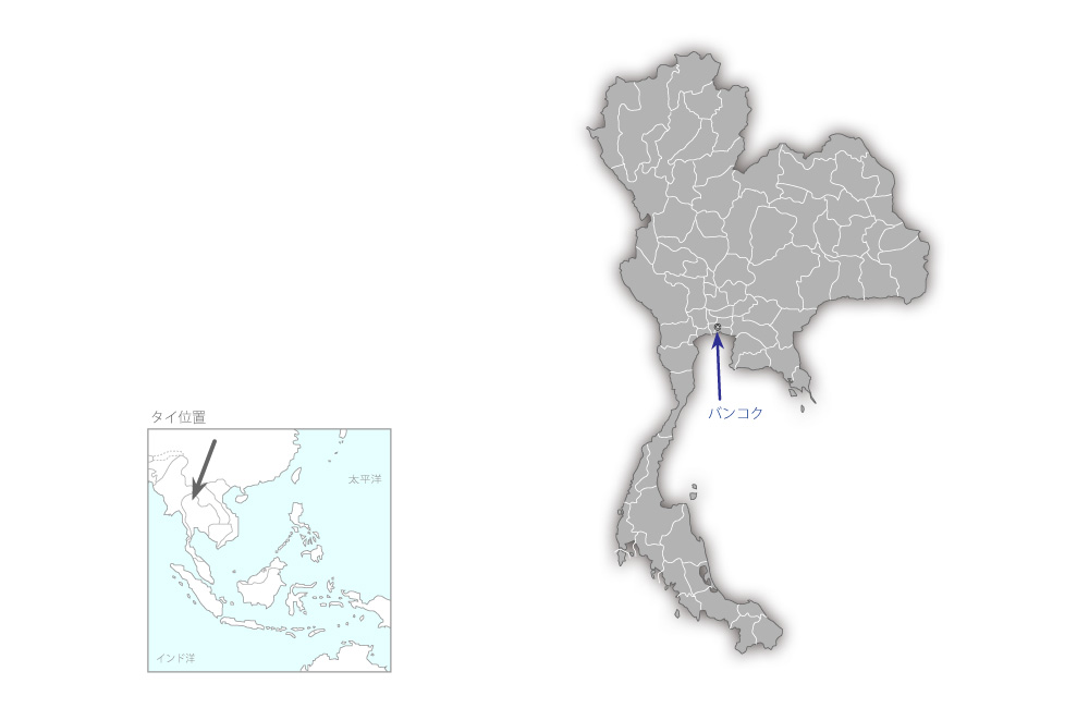 アジア太平洋障害者センター建設計画の協力地域の地図