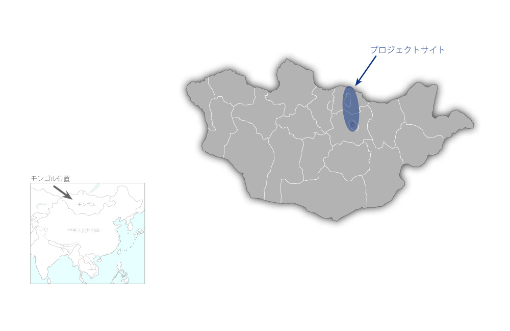 第二次鉄道線路基盤改修計画の協力地域の地図