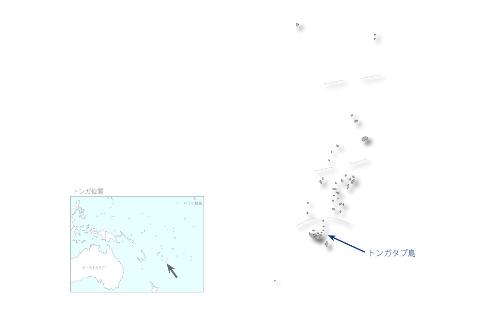 ヴァイオラ病院改善整備計画の協力地域の地図