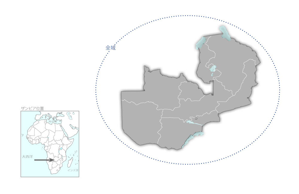 第二次感染症対策計画の協力地域の地図