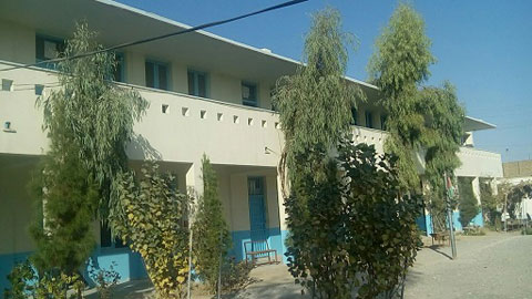 本事業で整備された学校校舎　Ahmad Shahi小学校（カンダハル市）