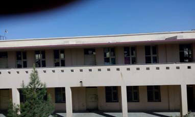 本事業で整備された校舎　Khush Hall Khan高校（カブール市）