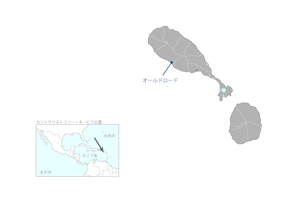 零細漁業振興計画の協力地域の地図